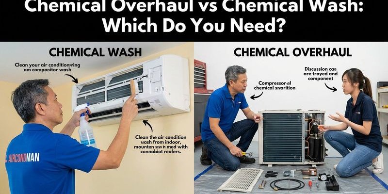 Chemical Overhaul vs Chemical Wash: Which Do You Need?