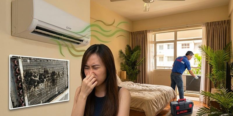 Why Does Your Aircond Smell Bad? (And How to Fix It)